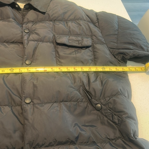 Vintage Armani Jeans by Giorgio Armani Puffer Jacket Collared Black Men's Sz 40 - Picture 14 of 17